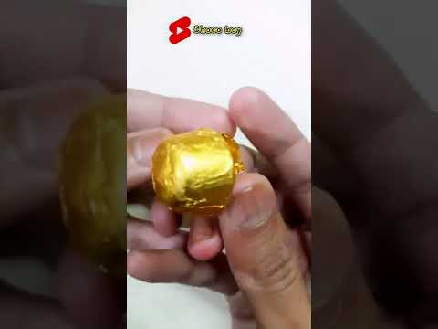 New Gold Foil Tasty chocolate ASMR #shorts