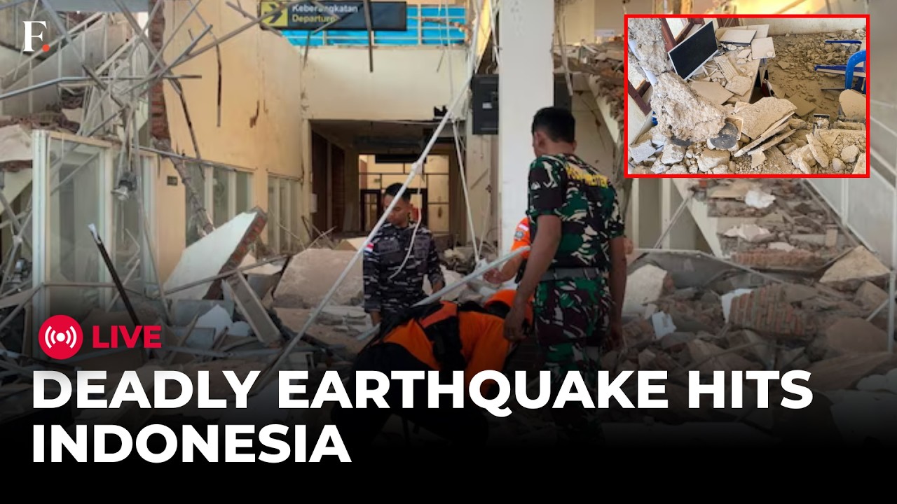 Indonesia Earthquake LIVE: 7.7 Magnitude Quake Hits Flores | Buildings Collapse