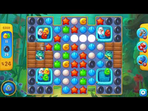 [FISHDOM Walkthrough] Level 6359 (Qua màn - Fishdom)