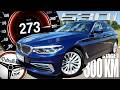 2017 BMW 530i XDrive 300 KM V MAX 0 100 100 200 200 250 Km H Test AUTOBAHN 4K