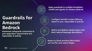 Build gen AI applications responsibly with Guardrails for Amazon Bedrock | Amazon Web Services