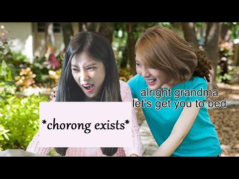 • apink mocking chorong for being an old hag •