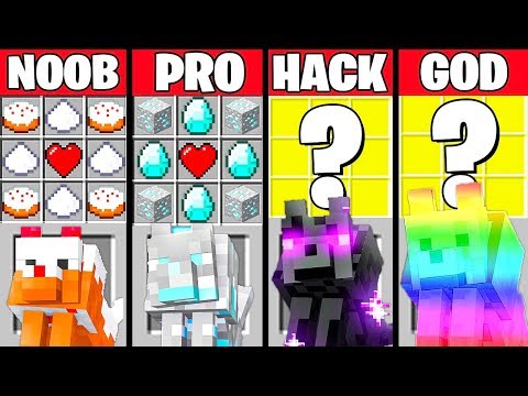 Minecraft Battle: WOLF MUTANT CRAFTING CHALLENGE - NOOB vs PRO vs HACKER vs GOD ~ Funny Animation