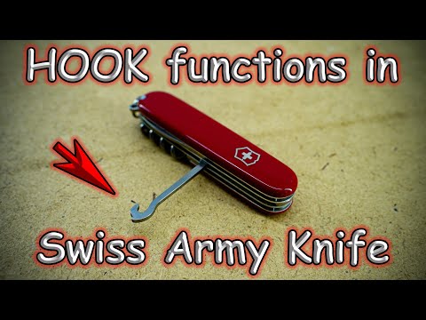 All the functions of a hook in a Swiss Army Knife