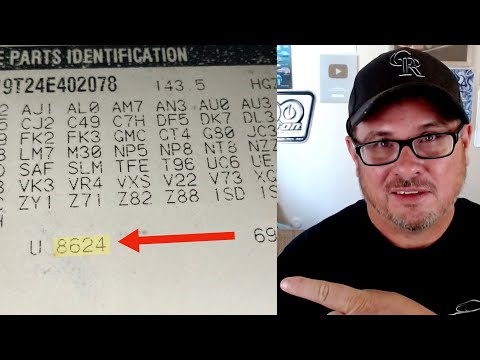 How To Find Paint Code on Nissan Titan and GMC Truck
