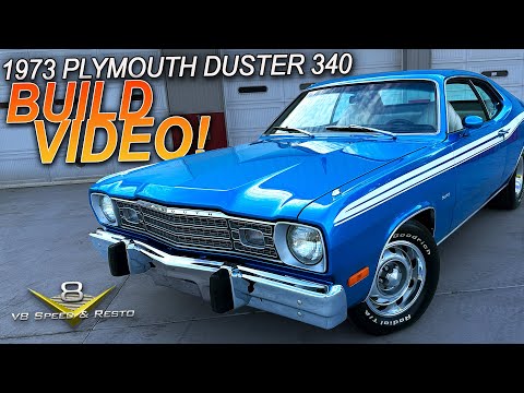 🏆 Stunning 1973 Plymouth Duster 340 Lives Again Restored By V8 Speed and Resto Shop