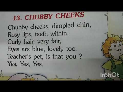 English Medium Pre - Primary  Sr.K.G.Rhymes-chubby cheeks