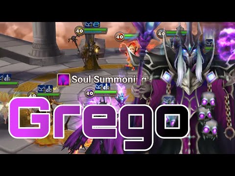 魔靈召喚 | 改版後的暗瑞琪 | 二技能指定打一隻 | 還是很坦？ | Summoners War | Grego tank on Rta