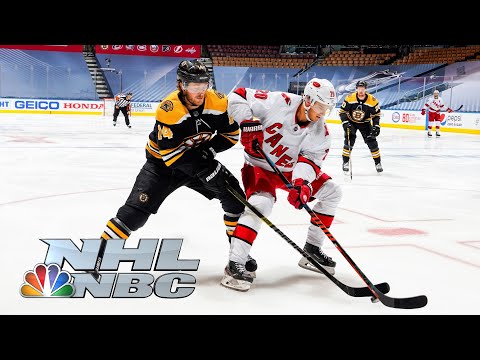 NHL Stanley Cup First Round: Hurricanes vs. Bruins | Game 1 EXTENDED HIGHLIGHTS | NBC Sports
