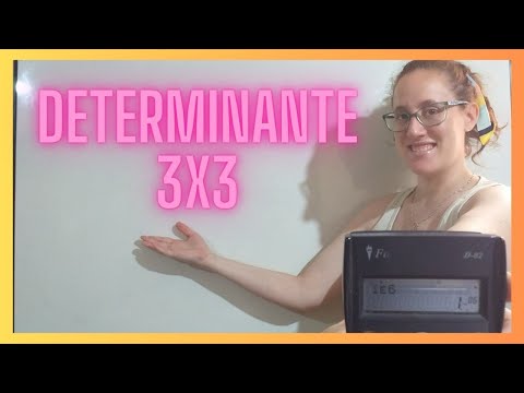🤓DETERMINANTE matriz 3X3 FÁCIL y RÁPIDO🤓