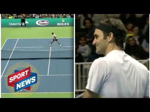 Roger Federer SCHOOLED by ball girl during Match for Africa: Watch BRILLIANT shot