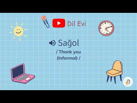 How to pronounce 'Sağol' in Turkish | Dil Evi