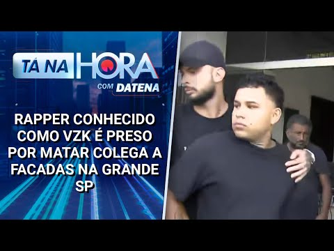 Rapper conhecido como VZK é preso por matar colega a facadas na Grande SP | Tá na Hora (20/02/25)
