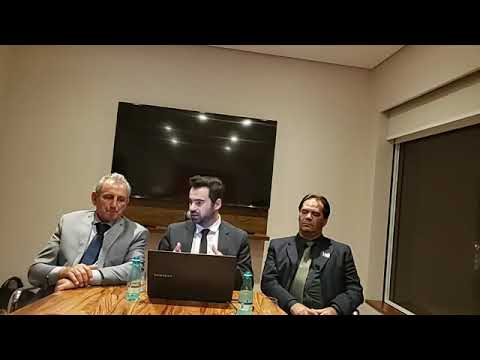 Prefeito Ayres Scorsatto na live direto de Brasília com o Vereador Ginho