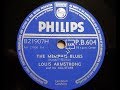 Louis Armstrong 'The Memphis Blues' 1956 78 rpm