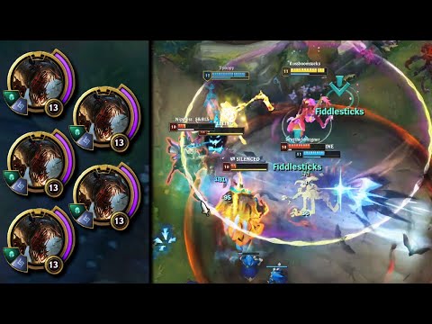 Fiddlesticks but One For All and it's the new one and there's 10 of them and CAW CAW CAW CAW