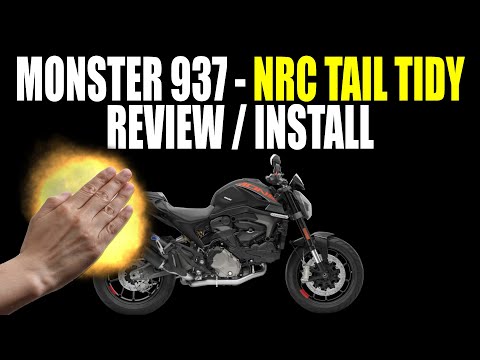 ⭐Ducati Monster 937 NRC Fender Eliminator Kit⭐ Install and Review: Worth it??