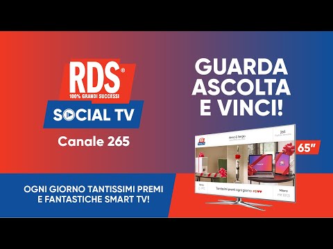 RDS Social TV: guarda, ascolta e vinci!