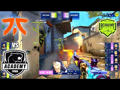 fnatic Rising vs FURIA Academy - WePlay Academy League Season 1 | CSGO HIGHLIGHTS