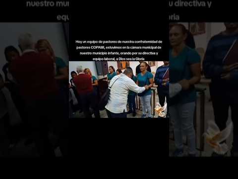 orando en la alcaldía de nuestro municipio infante, valle de la pascua Edo Guárico