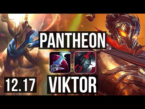 PANTHEON vs VIKTOR (MID) | 6/1/6, 600+ games, 900K mastery, Dominating | EUW Master | 12.17