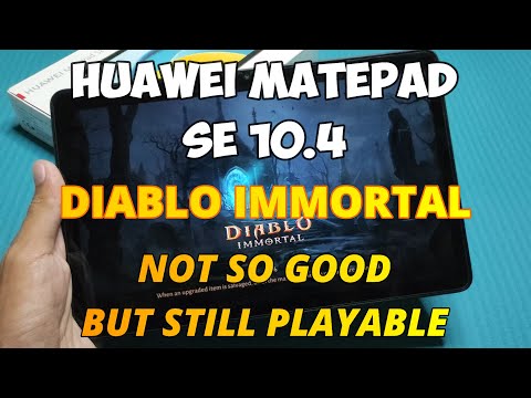 Diablo Immortal in Huawei MatePad SE 10.4 (Hand Cam)