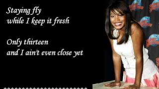 Keke Palmer - Bottoms Up Lyrics on Screen