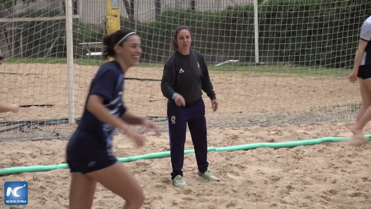 Campeona argentina de balonmano de playa destaca calidez de la gente en China