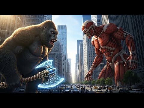 [Full 2025] King Kong vs Colossal Titan — The Clash of Giants