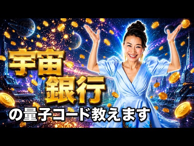 宇宙銀行から400億円を引き出した量子コードを教えます。金運の扉を今すぐ開く！【宇宙経営①】