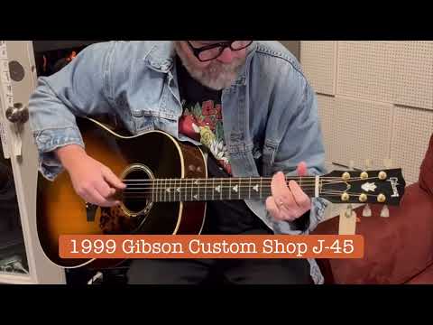 Gibson J-45 Rosewood 1999 Vintage Sunburst image 14