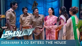 Download lagu Saravanan Co Enters the House Aambala Movie Scenes... mp3
