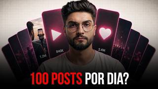 Influenciadores Estão Postando 100 Reels POR DIA no Instagram