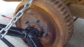 Trick - Removing A Rusted Brake Drum
