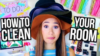 How To Clean Your Room! + DIY Room Decor and Organization!