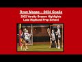 2022 Spring Highlights | Ryan Magee | Goalie 2024