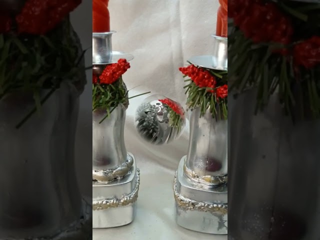 Vídeo relacionado con GoMaihe Juego de 2 candelabros decorativos para salón, dormitorio, baño, portavelas para velas, decoración de mesa, Navidad, boda, metal, apertura y cierre, blanco