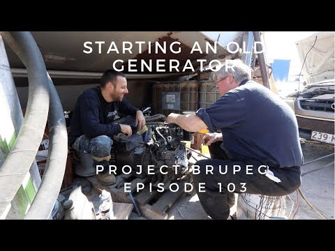 Starting an Old Generator (after sitting for years) - Project Brupeg Ep. 103