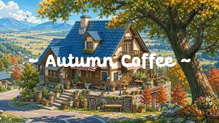 Quiet Canal Cafe In Autumn 🍂 A Soft Morning In Japan ☕ Autumn Lofi for Deep Focus, Reading & Relax