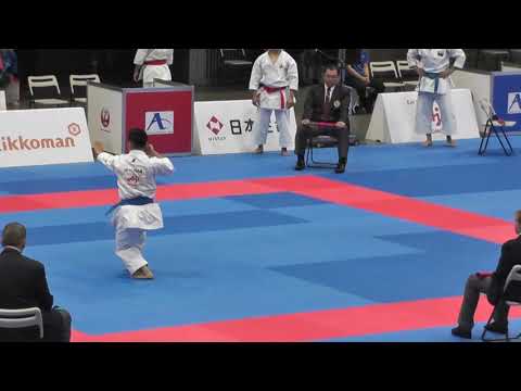 karate1 premier league tokyo, gojushihodai,kazumasa moto,五十四歩大