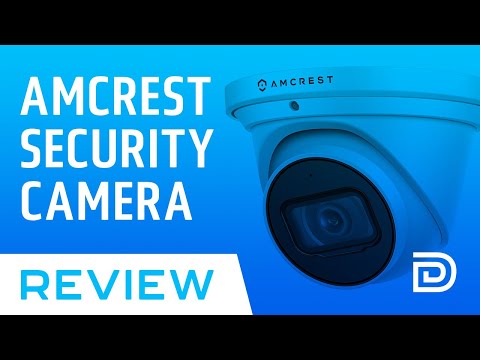 Amcrest 4K 8MP Outdoor IP PoE Turret Security Camera Setup & Review