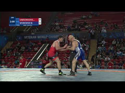 1/4 GR - 88 kg: M. SAMSONASHVIL (GEO) v. M. WISNIEWSKI (POL)