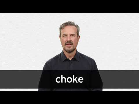 CHOKE definition in American English