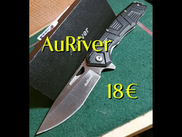 Vídeo relacionado con AuRiver Navaja Plegable, PF710 Navajas, AUS-8 Acero Inoxidable de Bolsillo Navajas, Supervivencia Navaja,Mango G10 Cuchillo (Beige)