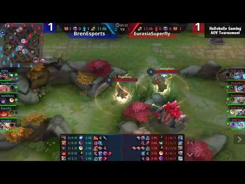 Arena of Valor | Bren Esports vs Eurasia Superfly | Hallohallo Tournament 2018 | Semi-Finals Game 3