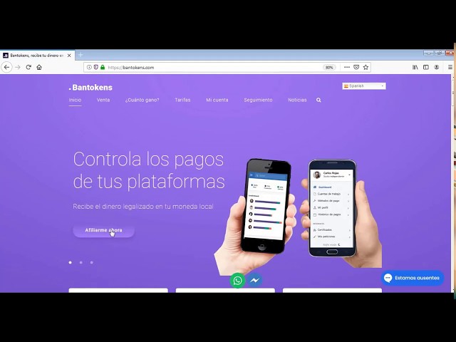 Bantokens - (Actualización) Cómo registrarse, agregar páginas y cuenta bancaria