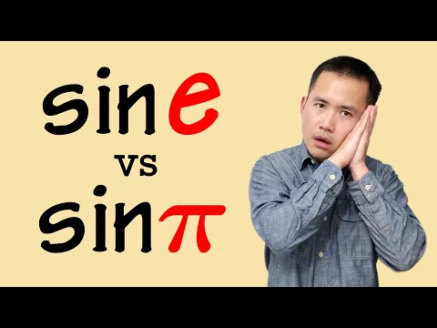 Which is bigger: sin(e) or sin(pi)?