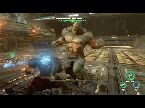 Marvel's Avengers maestro hulk vs abomination