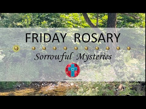 Friday Rosary • Sorrowful Mysteries of the Rosary 💜 September 8, 2023 VIRTUAL ROSARY - MEDITATION