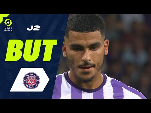 But Zakaria ABOUKHLAL (87' pen - TFC) TOULOUSE FC - PARIS SAINT-GERMAIN (1-1) 23/24